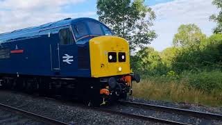 BR Class 45 Peak 45118 The Royal Artilleryman on the Diamond Jubilee Express on 270724 [upl. by Eelinej]