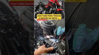 TEVE QUE DESMONTAR A MOTO TODA😮 canalmaori250 maorivlog yamaha automobile memes motorcycle [upl. by Nwahsal]