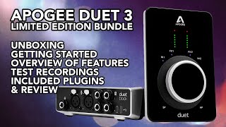 Apogee Duet 3 Limited Edition  Unboxing  Comprehensive Overview [upl. by Holloway979]