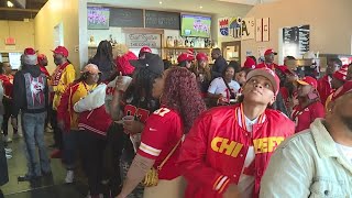 Chiefs fans celebrate AFC Championship win vs Ravens [upl. by Martina]