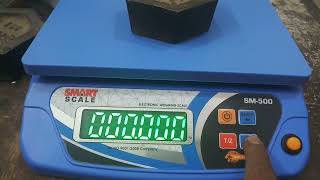 Smart 30kg electronic weighing scale calibration process boss series weightsetting [upl. by Cesaro]