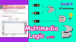 How to use Multimedia Logic Software  Sinhala  Grade 8 ActivityPart II [upl. by Terag533]