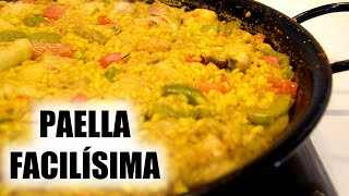 ▶︎ Cómo hacer PAELLA FÁCIL mixta PASO a PASO para 2 🤤 [upl. by Ytsenoh]