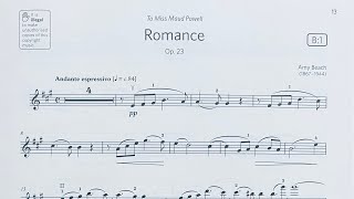 2024 ABRSM Violin Grade 8 B1 Amy Beach Romance Op23 2024英國皇家小提琴八級試 B1 [upl. by Apfelstadt]