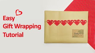 Inexpensive gift wrapping idea giftwrapping [upl. by Adlesirk205]