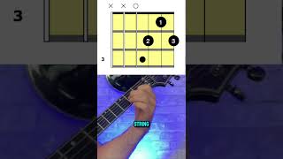 How to Play the D7 Chord  Guitar Lesson shorts D7 [upl. by Mattie]