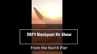 Blackpool Air Show 2024  Red Arrows Lancaster Bomber Typhoon Fighter Jet Stunts [upl. by Emelia556]