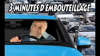 3 minutes dembouteillage  dans les embouteillages 🛣️🚗🚙😡🤬 [upl. by Biggs]