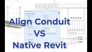 eVolve Electrical  Align Conduit VS Native Revit [upl. by Barbi]