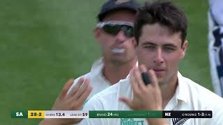 Thrilling day as bat challenges ball  DAY 3 HIGHLIGHTS  BLACKCAPS v South Africa  Seddon Park [upl. by Gney]