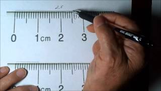 How to Measure length correctly using a Centimeter Ruler [upl. by Fernande]