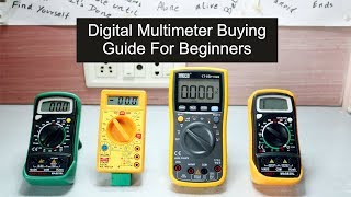 Digital Multimeter Buying Guide  Beginners [upl. by Champaigne989]