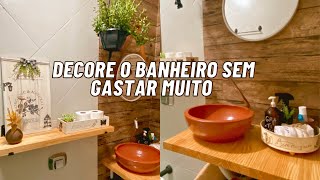 IDEIAS SIMPLES E BARATAS PARA DECORAR E DEIXAR O BANHEIRO MAIS BONITO [upl. by Hennebery]