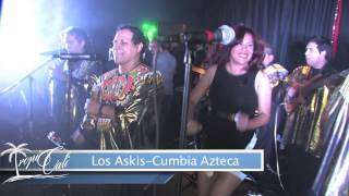 Los AskisCumbia Azteca en vivo desde Los Angeles California [upl. by Obbard798]