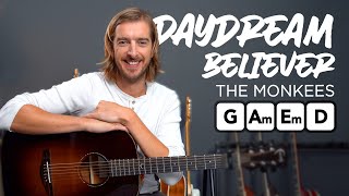 The Monkees  Daydream Believer guitar tutorial [upl. by Aiksas]