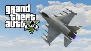 GTA V  Jet Lazer P996 Gameplay [upl. by Cadell789]