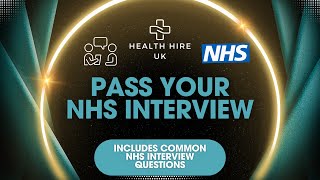 NHS Interview Questions and ANSWERS How to PASS your NHS Job Interview [upl. by Akayas]