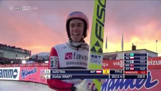 Skifliegen Vikersund 2017 NEUER WELTREKORD STEFAN KRAFT SPRUNG 2535 METER [upl. by Ecnaiva942]