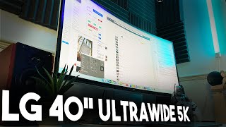 LG 40WP95C  LGs 40inch Productivity Monitor makes me WANT to work [upl. by Chretien]