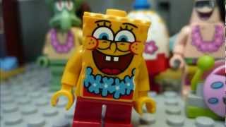 Lego Spongebob  Undersea Party  Set 3818  Animation Build [upl. by Eecak335]