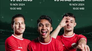 🔴JADWAL PERTANDINGAN  Timnas Indonesia Vs Arab Saudi  PUTARANG KE3 QUALIFIKASI PIALA DUNIA 2026 [upl. by Ailec]