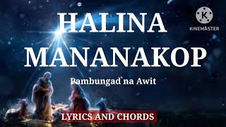 HALINA MANANAKOP  PAMBUNGAD NA AWIT SA ADBIYENTO  LYRICS AND CHORDS [upl. by Dorise249]