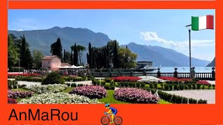 🇮🇹 Gardasee Riva Driving View by Bike Beach Video mit dem Fahrrad Italien [upl. by Ebony]