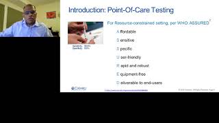 Advances in PointOfCare Testing for Infectious Diseases [upl. by Eenahpets]