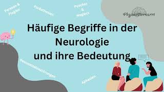 Begriffe in der Neurologie und ihre Bedeutung [upl. by Gati]