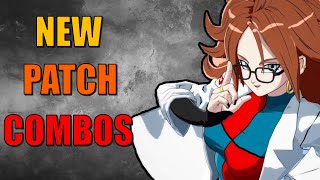 Android 21Labcoat New Patch Combosv138  DBFZ [upl. by Zorine661]