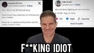 Dave Meltzer Spreads Horrible Misinformation About Afa Anoai and Needs To Leave Wrestling NOW [upl. by Htyderem]