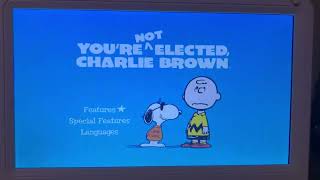 The Peanuts Youre Not Elected Charlie Brown 2008 DVD Walkthrough 🇺🇸🗳️📋📝😈 [upl. by Enilreug]