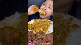 Lal murgir jhol with rice😋😋।।ytshorts maddyeats eatingshow mukbang viralshorts [upl. by Trik969]