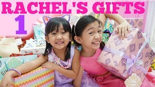 RACHELS GIFT OPENING 5th Birthday Part 1 [upl. by Shalne]