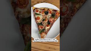 Jumbo Pizza Slice at ₹ 120 😱😍 in Nagpur at The Pizza Project till 31st March NagpurFood Pizza [upl. by Retep]