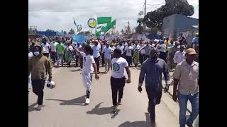 Manifestações em Moçambique  MDM em Sofala  02112024 PortalFM24 [upl. by Birdie]