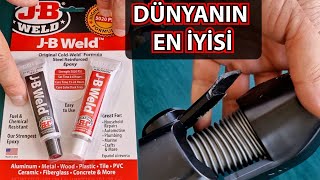 DÜNYANIN EN SAĞLAM YAPIŞTIRICISI İLE HERŞEYİ TAMİR ET JB WELD İLE SÜPÜRGE BAŞLIĞI KIRIK TAMİRİ [upl. by Aryhs]