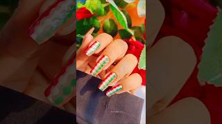 Retro fall 🍁🍂 nail nailart youtubeshorts [upl. by Nwad]