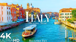 Italy 4K • Scenic Relaxation Film with Peaceful Relaxing Music and Nature Video Ultra HD [upl. by Godding]