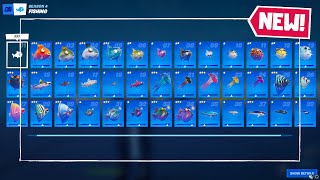 All 28 FISH locations in Fortnite Season 3  Vibin  Complete Fish Collection [upl. by Pickar]