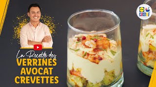 Verrines avocat crevettes  Lidl Cuisine [upl. by Aihsak993]