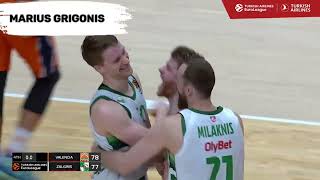 Įdomiausios rungtynių pabaigos Eurolygoje Buzzer Beaters [upl. by Okiman]