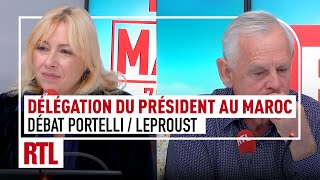 La délégation du Président de la République au Maroc Débat Portelli  Leproust [upl. by Katlaps]