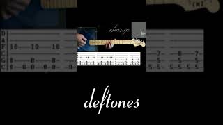 Deftones Change Guitar Tab Cover [upl. by Idnic50]