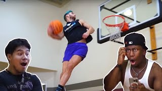 Hoopers FREAK OUT over his dunks Jordan Kilganon [upl. by Zsuedat346]