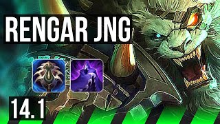 RENGAR vs VIEGO JNG  Rank 1 Rengar Rank 18  BR Challenger  141 [upl. by Vaenfila]