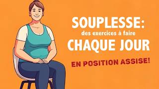 Souplesse  des exercices pour le haut du corps position assise [upl. by Klara]