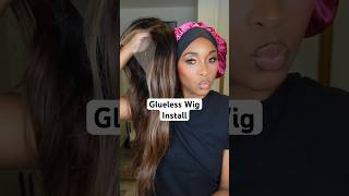 Glueless Wig Install  wig wiginstall wiginstallation wigs wigreview [upl. by Andi]