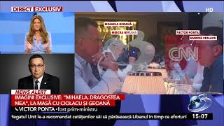 Marcel Ciolacu și Mircea Geoana au stat la aceeași masă la restaurant Imagini exclusive [upl. by Ynnos]