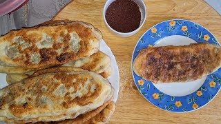 Et ve Patatesli pirashki  Pirashki with meat and potato filling🤤 [upl. by Knox]